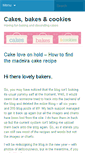 Mobile Screenshot of cakesbakesandcookies.com